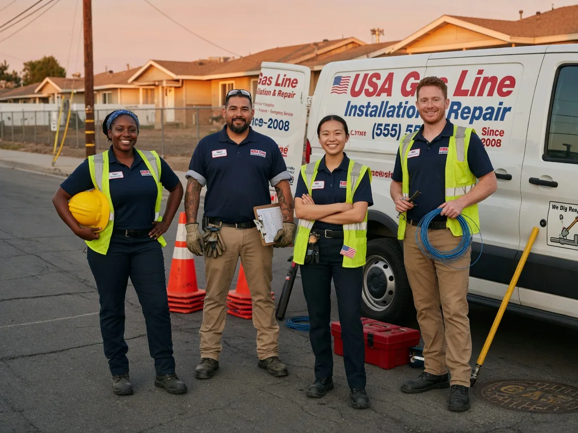 Gas Line Installation company in Milano, TX
